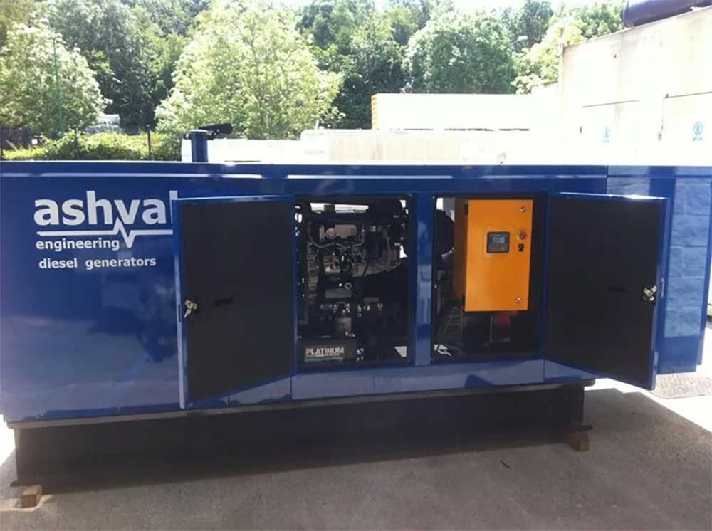 Ashvale Engineering Ltd large blue generator